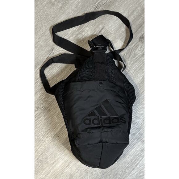 Adidas Women's All Me Tote Black Gym Lifestyle Casual Bag Cross Body Strap - Picture 3 of 6